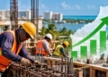 Repunta 17.7 % el empleo en la construcción de Quintana Roo durante agosto