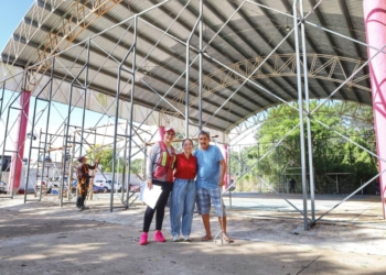 Anuncia Yensunni Martínez construcción y rehabilitación de tres espacios deportivos en Las Américas III