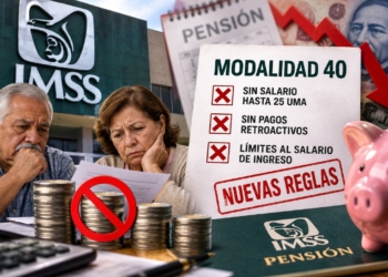 IMSS pone freno a pensiones altas: limita salarios y pagos retroactivos en Modalidad 40